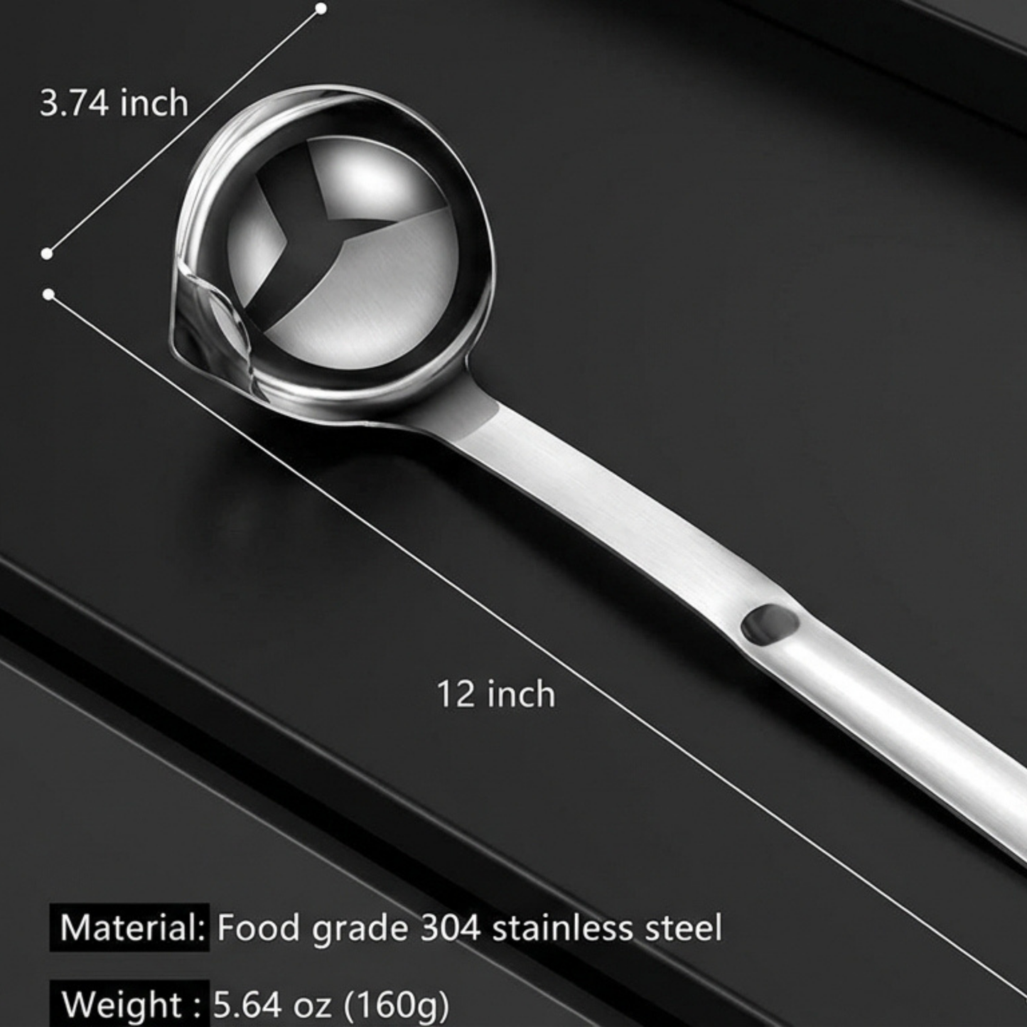 Stainless Steel 2-in-1 OIL Filter Spoon