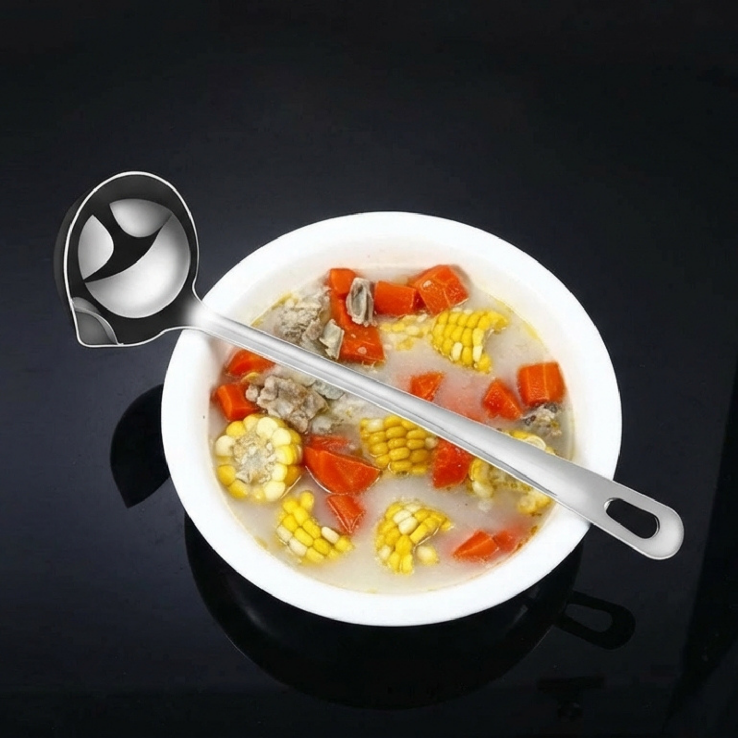 Stainless Steel 2-in-1 OIL Filter Spoon